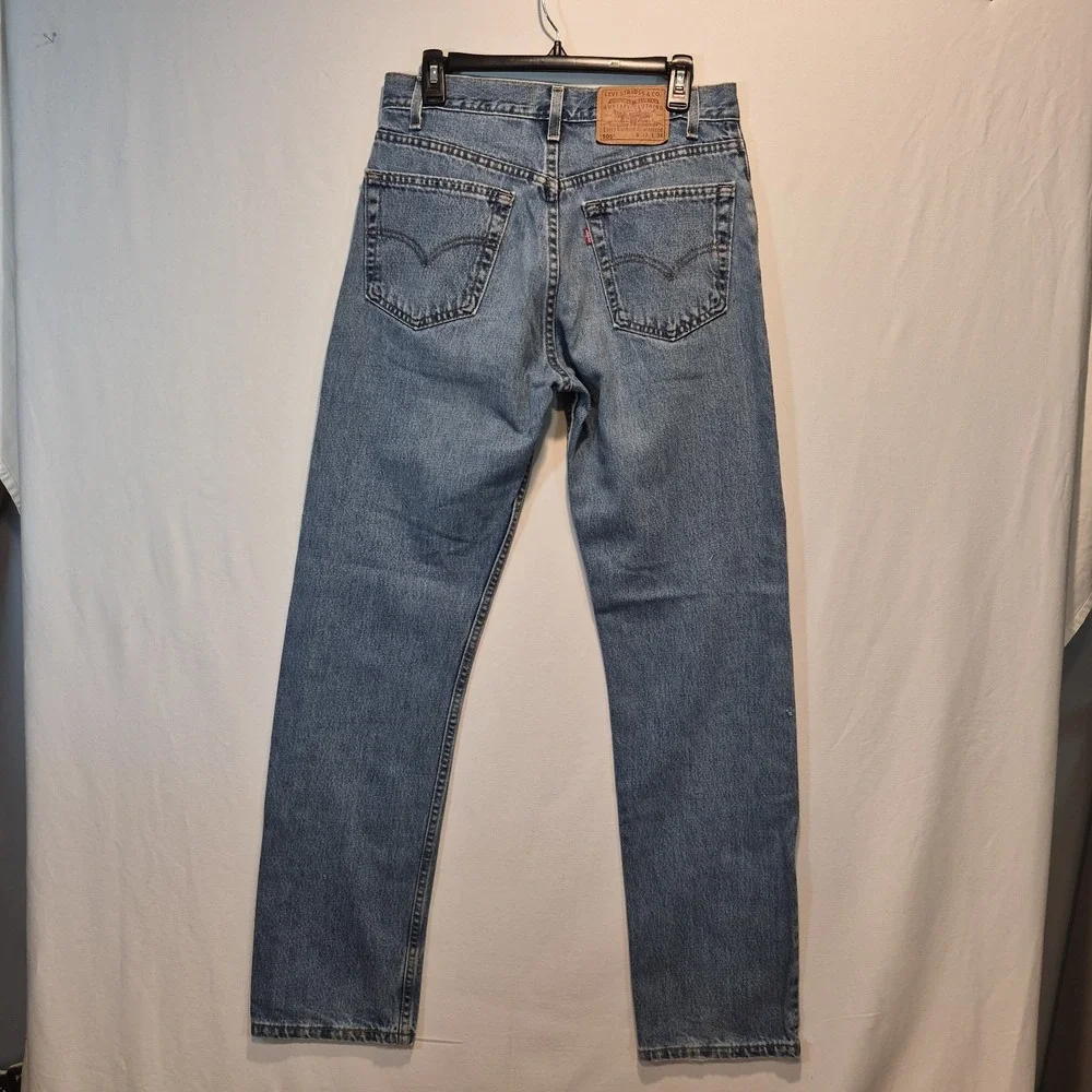Vintage‎ Levi's Levis 505 Straight Leg Denim Jeans 33 x 34 90s Grunge Dadcore